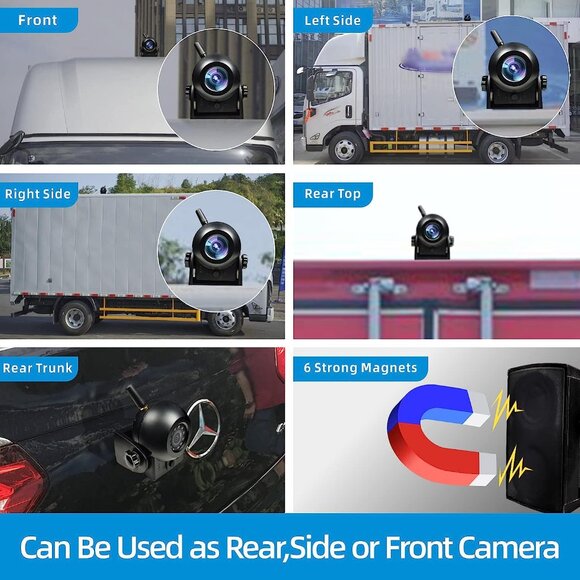 720P WiFi Bakcup Camera-Wireless Magnetic Reversing Camera with Rechargeable Bat - Picture 4 of 8